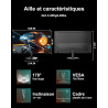Minifire Écran Incurvé 24 Pouces 100Hz FHD, USB‑C, Haut‑Parleurs, 1500R, 1ms MPRT, sRGB 100%, HDMI, VESA 75x75 – MF24C1