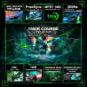 Minifire Écran PC Gamer Incurvé 27 Pouces, 200Hz, Full HD 1920x1080, 1ms MPRT, 130% sRGB, HDMI 2.0, DP 1.4, Haut-Parleurs Intégr