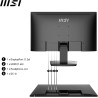 MSI Pro MP243X Écran Bureautique 23.8" Full HD - Dalle IPS 1920x1080, 100Hz, Montage VESA, Haut-Parleurs Intégrés, DisplayKit - 