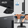 MSI Pro MP275 écran bureautique 27" Full HD - Dalle IPS 1920 x 1080, 100 Hz, écran respectueux des Yeux, Haut-parleurs intégrés,