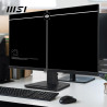 MSI Pro MP275 écran bureautique 27" Full HD - Dalle IPS 1920 x 1080, 100 Hz, écran respectueux des Yeux, Haut-parleurs intégrés,