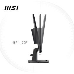 MSI Pro MP275 écran bureautique 27" Full HD - Dalle IPS 1920 x 1080, 100 Hz, écran respectueux des Yeux, Haut-parleurs intégrés,