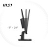 MSI Pro MP275 écran bureautique 27" Full HD - Dalle IPS 1920 x 1080, 100 Hz, écran respectueux des Yeux, Haut-parleurs intégrés,