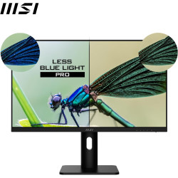 MSI Pro MP273A Écran Bureautique 27" Full HD - Dalle IPS 1920x1080, 100Hz, Confort Oculaire, Montage VESA, Haut-Parleurs Intégré