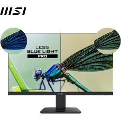 MSI Pro MP273A Écran Bureautique 27" Full HD - Dalle IPS 1920x1080, 100Hz, Confort Oculaire, Montage VESA, Haut-Parleurs Intégré
