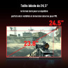 Minifire Ecran PC Gamer 24.5 Pouces,300Hz, Fast IPS, FHD 1080P, 1ms, 16:9，FreeSync, 120% sRGB, Grand Angle de Vue 178°,VESA, HDM