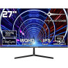 Minifire 27 Pouces Écran PC QHD（2560 x 1440） IPS 75Hz, Port USB‑C, FreeSync, 1ms, 100% sRGB, Bords Ultra‑Fins, HDMI/DP – MF27X3A
