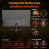 Minifire 27 Pouces Écran PC QHD（2560 x 1440） IPS 75Hz, Port USB‑C, FreeSync, 1ms, 100% sRGB, Bords Ultra‑Fins, HDMI/DP – MF27X3A