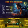 Minifire ecran pc gamer 27 pouce, 180hz, 1ms, adaptivesync, moniteur ips, fhd, srgb 110%, 2xhdmi 2.0/1xdp 1.4 ports, bleulightsh