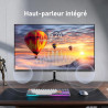 Gawfolk Écran PC 27 pouces IPS 2K QHD (2560×1440), moniteur de jeu 75Hz pour ordinateur, 1ms, Adaptive Sync, 100%sRGB, 1,07 mill