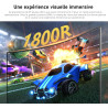 Gawfolk Écran PC 27 Pouces incurvé 180Hz Gaming Computer Moniteur, FHD 1080p, 1800R,1ms,178 ° Grand Angle, synchronisation Libre