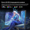 Écran PC Gaming IPS 27 pouces, UHD 3840x2160 4K 180Hz / FHD 360Hz Moniteur à double mode, 1,07 milliard de couleurs, Adaptive Sy