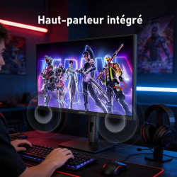 Écran PC Gaming IPS 27 pouces, UHD 3840x2160 4K 180Hz / FHD 360Hz Moniteur à double mode, 1,07 milliard de couleurs, Adaptive Sy