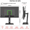 Écran PC Gaming IPS 27 pouces, UHD 3840x2160 4K 180Hz / FHD 360Hz Moniteur à double mode, 1,07 milliard de couleurs, Adaptive Sy