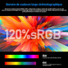 Gawfolk 49 Pouces Écran PC d'ordinateur de Jeu 1500R Ultra-Large incurvé, DQHD (5120×1440), 165Hz, 1MS, FreeSync, 120% sRGB, Mon