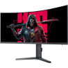 KOORUI Ecran PC Gamer 34 Pouces, Ecran Gaming incurvé, 200Hz, 1440P 1ms WQHD, Adaptive Sync, HDMI 2.0 Display Port, 1000R HDR 40