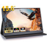 COOLHOOD Ecran Portable, 15,6 Pouces Moniteur Portable IPS 100% SRGB, Écran Ordinateur 1080P FHD, Ecran Portatif USB C/Mini HDMI