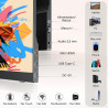 COOLHOOD Ecran Portable, 15,6 Pouces Moniteur Portable IPS 100% SRGB, Écran Ordinateur 1080P FHD, Ecran Portatif USB C/Mini HDMI
