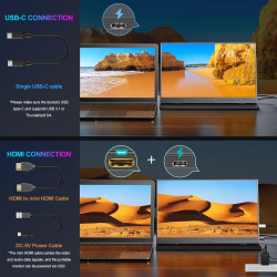 Écran portable COOLHOOD 15,6 pouces