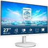 Philips 271V8AW - Moniteur Full HD 27 Pouces, Haut-Parleur intégré, sans Scintillement (1920x1080, 100 Hz, VGA, HDMI), Blanc