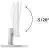 Philips 271V8AW - Moniteur Full HD 27 Pouces, Haut-Parleur intégré, sans Scintillement (1920x1080, 100 Hz, VGA, HDMI), Blanc