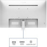 Philips 241V8AW - Moniteur Full HD 24 Pouces, Haut-Parleur intégré, sans Scintillement (1920x1080, 100 Hz, VGA, HDMI), Blanc