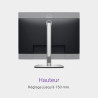 Dell P2425H 24" Full HD (1920x1080) Écran PC, 100Hz, IPS, 5ms, 99% sRGB, USB-C, DisplayPort, HDMI, VGA, 4X USB, Garantie 3 Ans, 