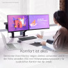 Dell P2422H 24" Full HD (1920x1080) Écran PC, 60Hz, IPS, 5ms, 99% sRGB, DisplayPort, HDMI, VGA, 5x USB, Garantie 3 ans, Noir