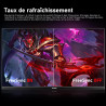 Gawfolk Écran PC 24,5 Pouces, Moniteur de Jeu pour Ordinateur 200 Hz, FHD 1080p, Haut-parleurs intégrés, 1 ms, FreeSync, 99% sRG