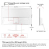 Gawfolk Écran PC 27 Pouces incurvé 180Hz Gaming Computer Moniteur, 1800R,1ms，FHD 1080p, 178 ° Grand Angle,Haut-Parleur intégré, 