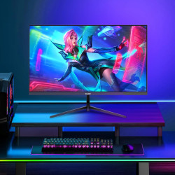 Gawfolk Écran PC IPS 27 Pouces, 2K WQHD (2560×1440P), 320Hz Moniteur Gaming, 1ms Bezel-Less, 120% sRGB, 178° Grand Angle, HDMI, 
