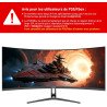 Gawfolk Écran PC Ultra Large 34 Pouces 1500R incurvé 120Hz Gaming Computer Moniteur,21:9 UWQHD(3440x1440)，128% sRGB，FreeSync，HDR
