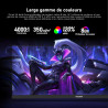 Gawfolk Écran PC Gaming Incurvé Ultrawide 34 Pouces 165 Hz, Moniteur 3800R 21:9 UWQHD (3440x1440), 120% sRGB, 1 ms, Adaptive Syn
