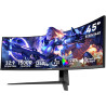 Gawfolk Écran PC Gaming incurvé Ultra-Large 45 Pouces, courbure 1500R, Moniteur DQHD(5120×1440), 240Hz, 1ms, FreeSync, 120% sRGB