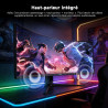 Gawfolk Écran PC Gaming incurvé Ultra-Large 45 Pouces, courbure 1500R, Moniteur DQHD(5120×1440), 240Hz, 1ms, FreeSync, 120% sRGB