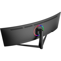 Gawfolk Écran PC Gaming incurvé Ultra-Large 45 Pouces, courbure 1500R, Moniteur DQHD(5120×1440), 240Hz, 1ms, FreeSync, 120% sRGB