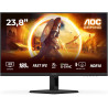 AOC Moniteur Q24G4RE 23.8 180Hz Fast IPS Dalle, 1ms GtG, HDR10, G-Sync Compatible, (2560x1440 HDMI 1x 2.0 DP 1x 1.4) Noir