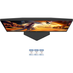 AOC Moniteur Q24G4RE 23.8 180Hz Fast IPS Dalle, 1ms GtG, HDR10, G-Sync Compatible, (2560x1440 HDMI 1x 2.0 DP 1x 1.4) Noir