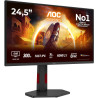 AOC Gaming Moniteur Q25G4SR 24.5 Pouce 300Hz Fast IPS Dalle, 0.3ms MPRT, HDR400, G-Sync Compatible, Ajustable en Hauteur, Haut-p