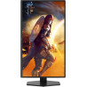 AOC Gaming Moniteur Q25G4SR 24.5 Pouce 300Hz Fast IPS Dalle, 0.3ms MPRT, HDR400, G-Sync Compatible, Ajustable en Hauteur, Haut-p