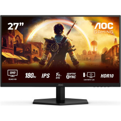 AOC Gaming Q27G42XE - Moniteur Quad HD 27 Pouces, 180 Hz, 1 ms, FreeSync Prem., Comp. G-Sync, HDR10 (2560x1440, 2X HDMI 2.0, 1x 