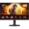 AOC Gaming Moniteur Q27G4SRU 27 Pouce 320Hz Fast IPS Dalle, 0.3ms MPRT, HDR400, G-Sync Compatible, Ajustable en Hauteur, Haut-pa