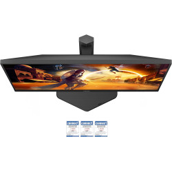 AOC Gaming Moniteur Q27G4SRU 27 Pouce 320Hz Fast IPS Dalle, 0.3ms MPRT, HDR400, G-Sync Compatible, Ajustable en Hauteur, Haut-pa