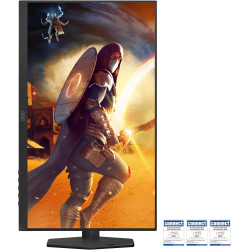 AOC Gaming Moniteur Q27G4SRU 27 Pouce 320Hz Fast IPS Dalle, 0.3ms MPRT, HDR400, G-Sync Compatible, Ajustable en Hauteur, Haut-pa