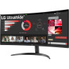 LG UltraWide™ 34WR50QK-B Ecran PC Ultra Large 34" - Dalle VA résolution QHD (3440 x 1440), 5ms GtG 100Hz, HDR 10, sRGB 90% (CIE1