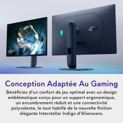 Alienware 27 écran gaming - aw2725d, qhd (2560x1440), 280hz, qd-oled, 0.03ms, compatible nvidia g-sync, amd freesync premium pro