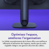 Alienware 27 écran pc gaming - aw2725q, 4k uhd (3840x2160), 240hz, qd oled, 0.03ms, compatible nvidia g-sync, amd freesync premi