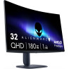 Alienware 32 Écran PC Gaming - AW3225DM, QHD (2560x1440), 1500R Incurvé, 180Hz, VA, 1ms, AMD FreeSync, VESA AdaptiveSync, 95% DC