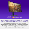 Alienware 32 Écran PC Gaming - AW3225DM, QHD (2560x1440), 1500R Incurvé, 180Hz, VA, 1ms, AMD FreeSync, VESA AdaptiveSync, 95% DC