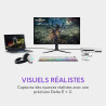 Alienware AW3225QF 32" 4K UHD (3840x2160) 1700R Écran PC Gaming Incurvé, 240Hz, QD OLED, 0.03ms, Compatible NVIDIA G-Sync, HDR, 